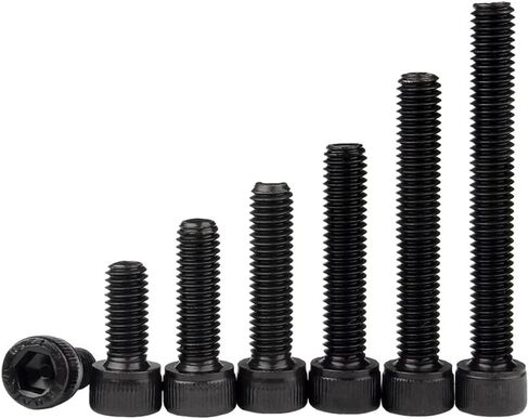 M3 M4 M5 Socket Cap Screws Set Metric Thread Socket Cap Screw Machine Allen Nut Assortment Black Steel Alloy 12.9 Grade in Kuwait