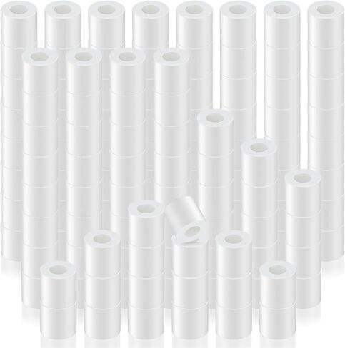 Pasimy 200 Pcs Black Nylon Spacers 1/2'' Thick, 1/2'' OD 0.194'' ID Nylon Spacers Plastic Washers Electrical Outlet Screw Spacers Black Round Spacers for Electrical Screws, Switch and Receptacle in Saudi Arabia