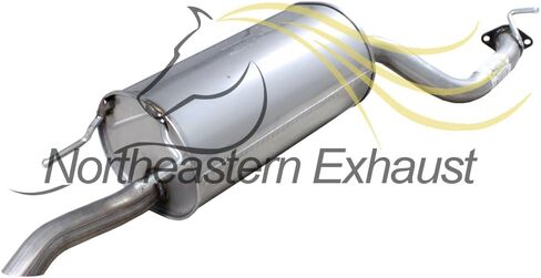 Northeastern Exhaust | Stainless Steel Exhaust Muffler Compatible for Subaru Baja 2004-2006 2.5L | Free Gasket Included | Automotive Replacement Part | Non-Turbo in Saudi Arabia