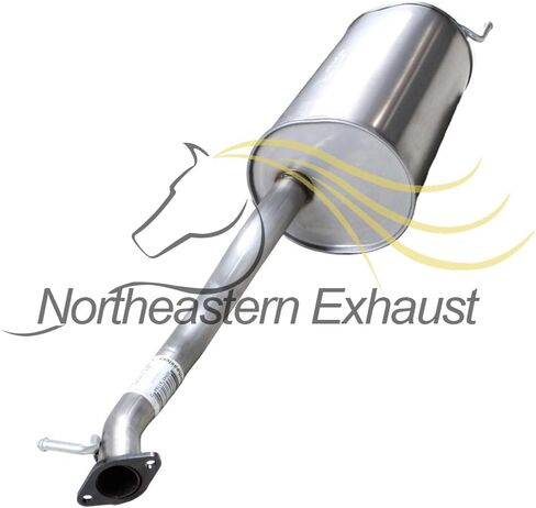 Northeastern Exhaust | Stainless Steel Exhaust Muffler Compatible for Subaru Baja 2004-2006 2.5L | Free Gasket Included | Automotive Replacement Part | Non-Turbo in Saudi Arabia