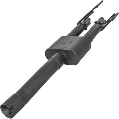 TOTALFLOW 442633 Black 1-Chamber Muffler 09-18 1500 Direct Fit Exhaust 2009-2018 Dodge Ram 1500-409 Stainless Steel (Single Chamber Muffler) in Saudi Arabia