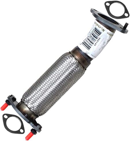 Northeastern Exhaust | Stainless Steel Front Flex Exhaust Pipe Compatible for Ford Focus 2008-2009 2.0L | PZEV Emission & Manual Transmission | Free Gaskets Included in Saudi Arabia