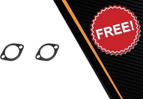 Northeastern Exhaust | Stainless Steel Front Flex Exhaust Pipe Compatible for Ford Focus 2008-2009 2.0L | PZEV Emission & Manual Transmission | Free Gaskets Included in Saudi Arabia