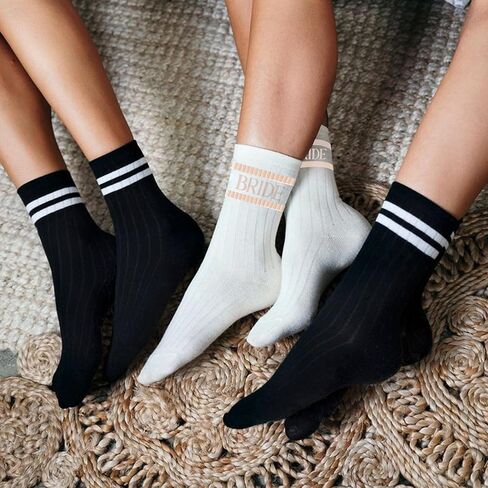 السيد و Mrsgifts Bride Socks Hompts Bride لتكون جوارب لزفاف البكالوريوس إكسسوارات حفلات البكالوريوس in Kuwait