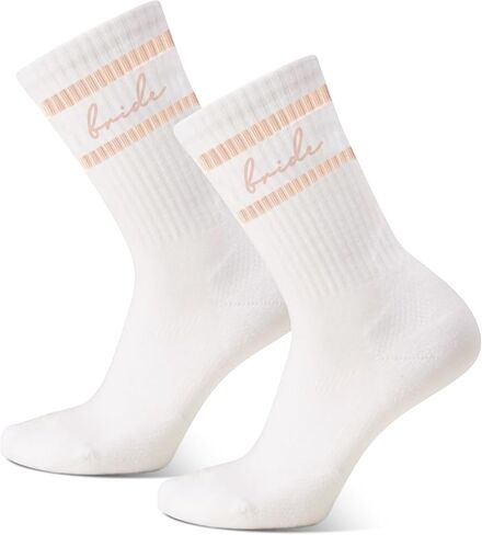 السيد و Mrsgifts Bride Socks Hompts Bride لتكون جوارب لزفاف البكالوريوس إكسسوارات حفلات البكالوريوس in Kuwait