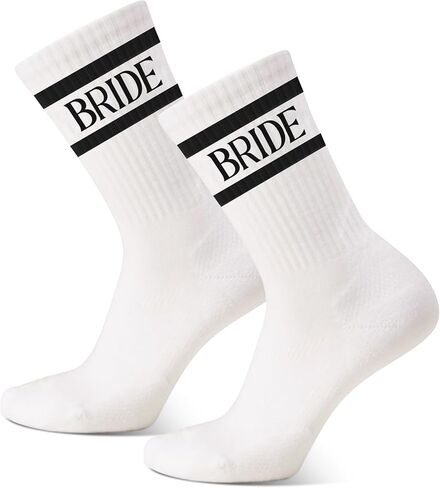 السيد و Mrsgifts Bride Socks Hompts Bride لتكون جوارب لزفاف البكالوريوس إكسسوارات حفلات البكالوريوس in Saudi Arabia