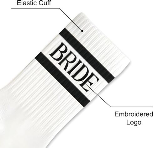 السيد و Mrsgifts Bride Socks Hompts Bride لتكون جوارب لزفاف البكالوريوس إكسسوارات حفلات البكالوريوس in Saudi Arabia