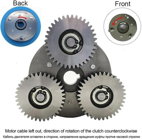 E-Bike Motor Gear Clutch Kit - 36T Steel Planetary Gear (47.5x13.5mm) & 88mm Clutch Set for Bafang 500W/750W Mid-Drive Motors - Durable Replacement Part in Saudi Arabia