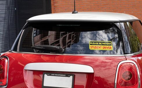 | ملصقات سائق الطالب للسيارة (2 جهاز كمبيوتر) - ملصقات سائق طالب لطيف ومكافحة للماء ودائم. ملصقات سائق جديدة تمامًا للحجم للسيارات لتحقيق أقصى سلامة in Kuwait