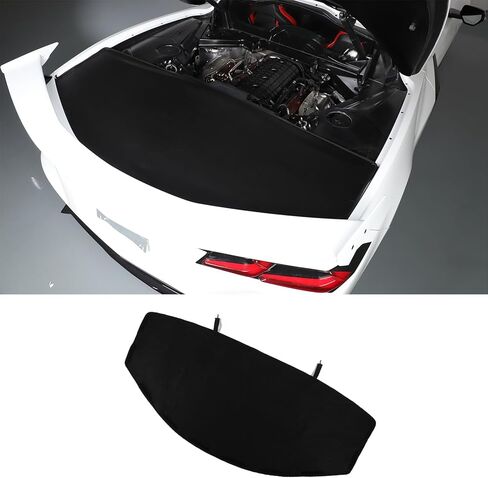 Rear Trunk Cover Compatible with Chevrolet Corvette C8 Stingray 2020-2024, Leather Rear Trunk Security Cover Shielding Shade Protection Accessories in Kuwait