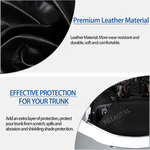 Rear Trunk Cover Compatible with Chevrolet Corvette C8 Stingray 2020-2024, Leather Rear Trunk Security Cover Shielding Shade Protection Accessories in Saudi Arabia