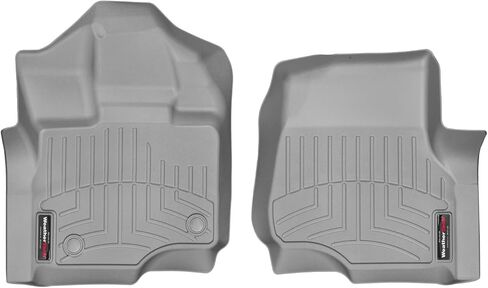 Weathertech مخصص FILLONERS FORLORS FOR FORD F-150 ، F-150 RAPTOR ، F-150 Lightning-1st Row (446971) ، Black in Kuwait