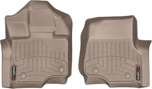 Weathertech مخصص FILLONERS FORLORS FOR FORD F-150 ، F-150 RAPTOR ، F-150 Lightning-1st Row (446971) ، Black in Kuwait