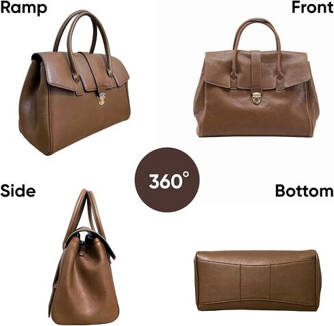 Genuine Leather Large Tote Bag for Women - Lightweight Commuter Purse | Stylish Work Handbag​ in Saudi Arabia
