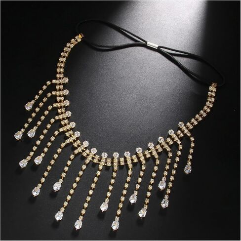 Sexy Gold Rhinestone Leg Body Jewelry,Bikini Elastic Leg Thigh Chain Multi-layered Silver Crystal Tassel Thigh Chain Festival Nightout Body Accessory Jewelry for Women in Saudi Arabia