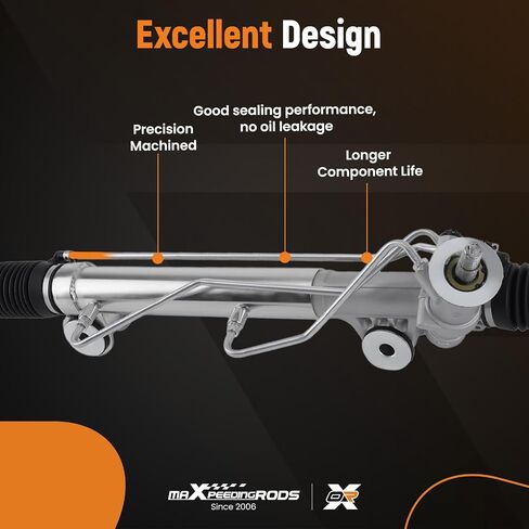 maXpeedingrods Hydraulic Power Steering Rack and Pinion for Chevrolet Silverado 1500 1999-2006, for GMC Sierra 1500 1999-2006, OE 22-1000 97-1000 19133675 26079794 in Kuwait