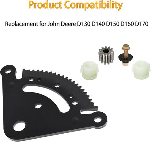 WFLNHB Steering Sector and Pinion Gear W/Bushings D170 Replacement for John Deere D130 D140 D150 D160 in Saudi Arabia