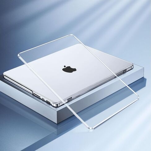 MOSISO Compatible with MacBook Pro 14 inch Case 2025 2024 2023 2022 2021 M4 M3 M2 M1 A3112 A3185 A3401 A2918 A2992 A2779 A2442, Plastic Hard Shell&Keyboard Cover&Screen Protector&Type C, Crystal Clear in Kuwait