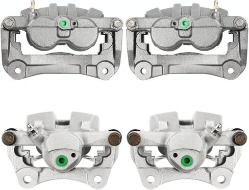 AutoShack Front and Rear Brake Calipers Set of 4 Assembly with Bracket Replacement for 2011-2020 Toyota Sienna 2014-2019 Highlander 2010-2015 Lexus RX350 V6 Driver and Passenger Side Kit BC40074 in Saudi Arabia