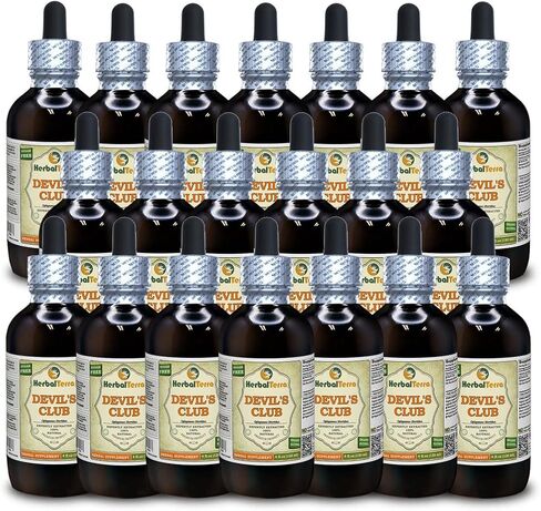 Devil's Club (Oplopanax Horridus) Glycerite, Organic Dried Root Bark Alcohol-Free Liquid Extract 2 oz in Saudi Arabia