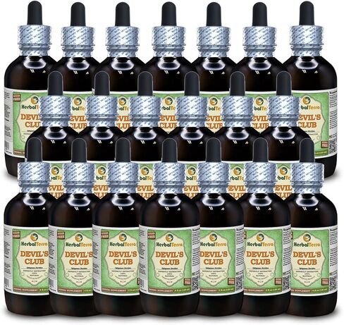 Devil's Club (Oplopanax Horridus) Glycerite, Organic Dried Root Bark Alcohol-Free Liquid Extract 2 oz in Saudi Arabia