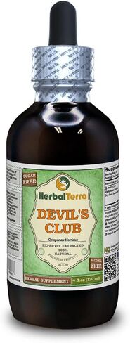 Devil's Club (Oplopanax Horridus) Glycerite, Organic Dried Root Bark Alcohol-Free Liquid Extract 2 oz in Saudi Arabia