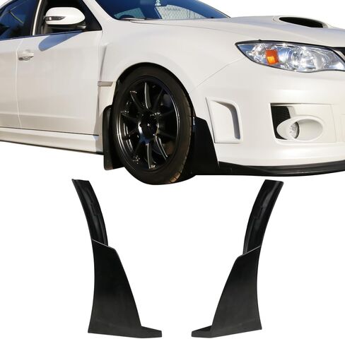 Winglets على طراز Ikon متوافق مع المركبات الشاملة ، Black Pu Front Lip Finish und in Saudi Arabia