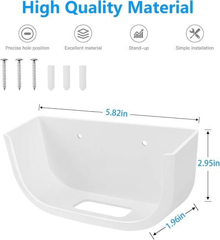Huafly Wall Mount Bracket for eero Max 7 WiFi, Effortless Installation No Messy Wires Space Saving, Strong ABS Holder, Cable Management at Home & Office in Kuwait