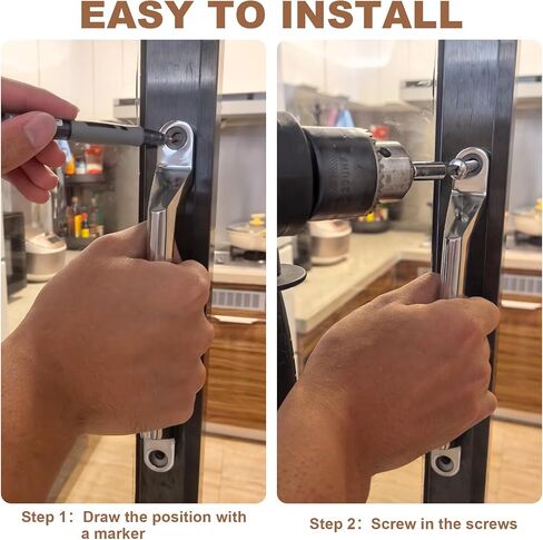 2 حزمة RV Door Handle - متينة 304 مقبض الاستيلاء المعدني من الفولاذ المقاوم للصدأ ل RV/Camper/Trailer/Motor Home/Boat/Yacht/Automotiv in Kuwait