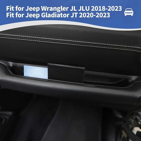 لجيب JL Grab Tray Tresenger Handle Box لجيب Wrangler JL JLU 2018-2023 للمصارع JT 2020-2023 الملحقات الداخلية السوداء in Kuwait