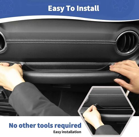 لجيب JL Grab Tray Tresenger Handle Box لجيب Wrangler JL JLU 2018-2023 للمصارع JT 2020-2023 الملحقات الداخلية السوداء in Kuwait