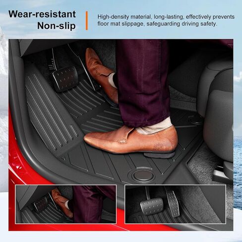 Powoq 7 مقاعد حصيرة الأرضية متوافقة مع 2024 2025 Chevy Traverse GMC Acadia Cargo Mat 25 Buick inctrunt Trunk Cargo Liner TPE Backrest Liner Planer for 2024 2025 Chevy Traverse Accessories in Kuwait