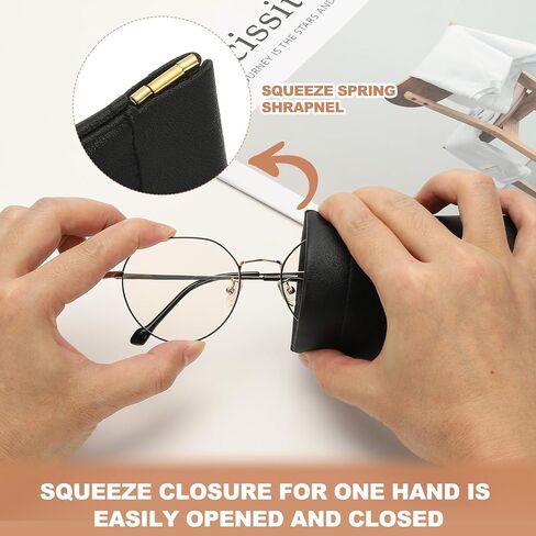 PATIKIL SPUSE TOP SUNGLASS POUCH ، PU LOUNE SONEY EYEGLASS POUCH POCKER POCTERS POCKERCSES POUCH (2 SET) in Saudi Arabia