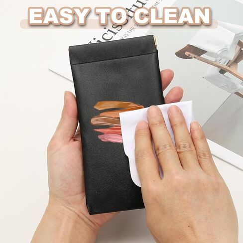 PATIKIL SPUSE TOP SUNGLASS POUCH ، PU LOUNE SONEY EYEGLASS POUCH POCKER POCTERS POCKERCSES POUCH (2 SET) in Saudi Arabia