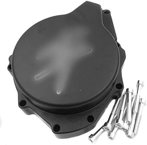 SMT-Black Engine Stator Cover Suzuki متوافق مع Hayabusa GSXR1300 1998-2012 الجانب الأيسر الأسود [B01MF9ZBLQ] in Saudi Arabia