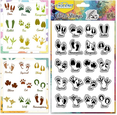 CHGCRAFT Vintage Bookmarks Silicone Clear Stamps Transparent Stamp for DIY Scrapbooking Photo Album Decorative Cards Making Stamps for Holiday Card Making Album Crafts in Saudi Arabia