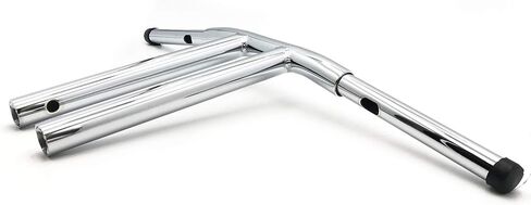 SMT- Black 12" Rise T-Bars Handlebar Drag Bar Compatible With H-D 96-17 Sportster Dyna Softail [B07LCZRV1G] in Saudi Arabia
