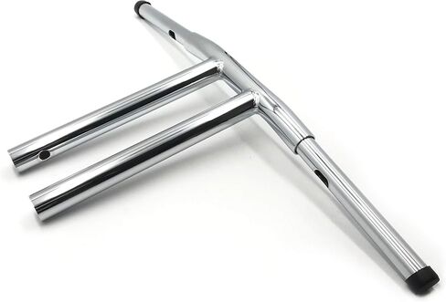 SMT- Black 12" Rise T-Bars Handlebar Drag Bar Compatible With H-D 96-17 Sportster Dyna Softail [B07LCZRV1G] in Saudi Arabia