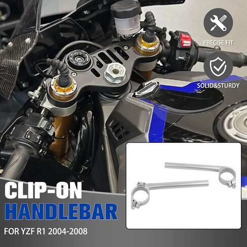 مقطع شوكة الألومنيوم أشرطة مقبض دراجة نارية مقطع على استبدال Yamaha YZF R1 2015-2025 in Saudi Arabia