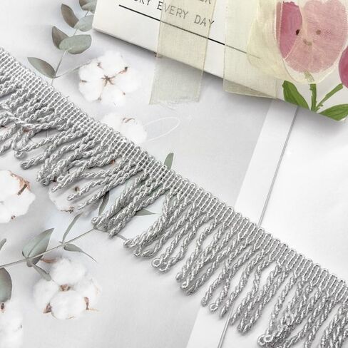 5 Yard x 2 Inches Curtain Fringes Bullion Fringe Trim, Sewing Fabric Trims for Curtain Cushions Lampshades Clothes (Gold) in Saudi Arabia