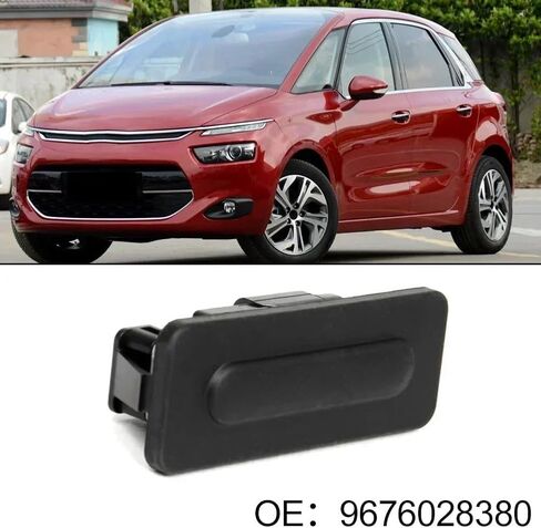 1pc Black Car Rear Tailgate Boot Release Handle Handle Switch for 3008 for P84 Car Interior OE: 9676028380 in Saudi Arabia
