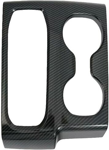 Carbon Fiber Center Control Gear Position Panel Cover Trim ABS for Hyundai Santa Fe 2019-2020 Accessories in Saudi Arabia