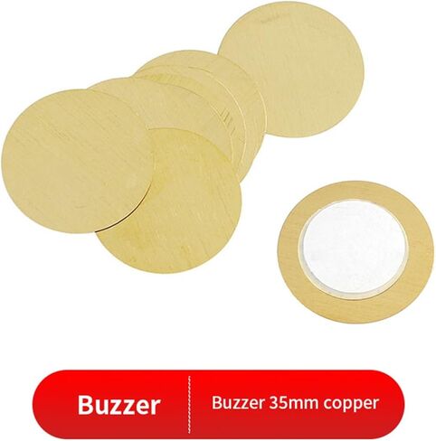 10 PCS Piezoelectric Piezo Ceramic Wefer Plate DIA 12mm 15mm 18mm 20mm 27mm 35mm 50mm لمكبر الصوت (Wire-35mm-10pcs) in Saudi Arabia