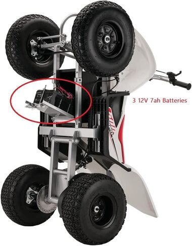 36 Volt (3) 12Volt Battery Pack for the Razor Dirt Quad 500 With Wiring Harness W25143000003 Beiter DC Power in Saudi Arabia
