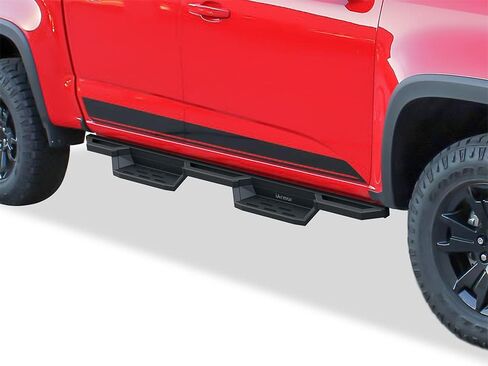 APS 304 الفولاذ المقاوم للصدأ 6.5in nerf أشرطة الجيب خطوات مربع أنبوب أنبوب الحرس التوافق مع Chevy Colorado GMC Canyon CREW CAB 15-25 in Saudi Arabia