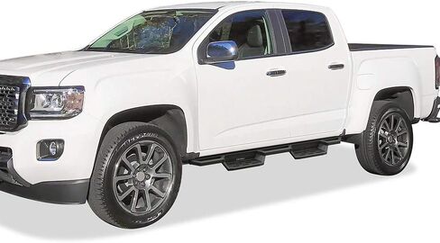 APS 304 الفولاذ المقاوم للصدأ 6.5in nerf أشرطة الجيب خطوات مربع أنبوب أنبوب الحرس التوافق مع Chevy Colorado GMC Canyon CREW CAB 15-25 in Saudi Arabia