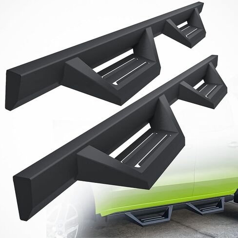 ONINE Drop Steps Custom Fit 2015-2025 Chevy Colorado/GMC Canyon Crew Cab Running Board Side Step Nerf Bar Rock Slider, Textured Black in Saudi Arabia
