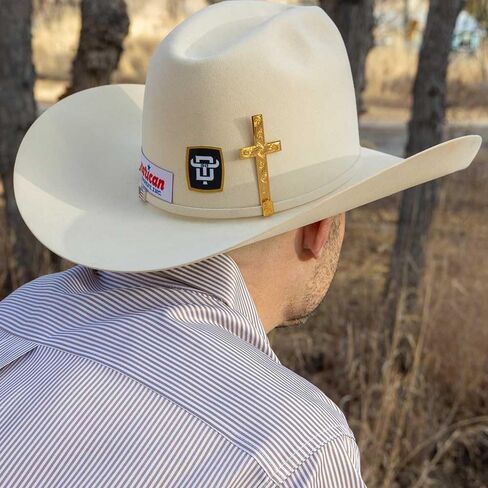 Montana Silversmiths Flourishing Faith Unique Cowboy Hat Cross Accessory in Saudi Arabia
