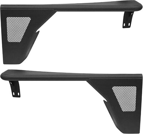 Hooke Road Frender Frender Flares Tube Armor Rocker Frust for Jeep Wrangler YJ 1987-1995 (Steled Black Steel) in Saudi Arabia
