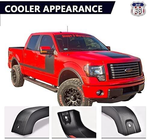 PIT66 Fender Flares, Compatible With 2004-2008 FORD F150(NOT For Heritage), Black Factory Style Wheel Flares Set, 4 Piece in Saudi Arabia
